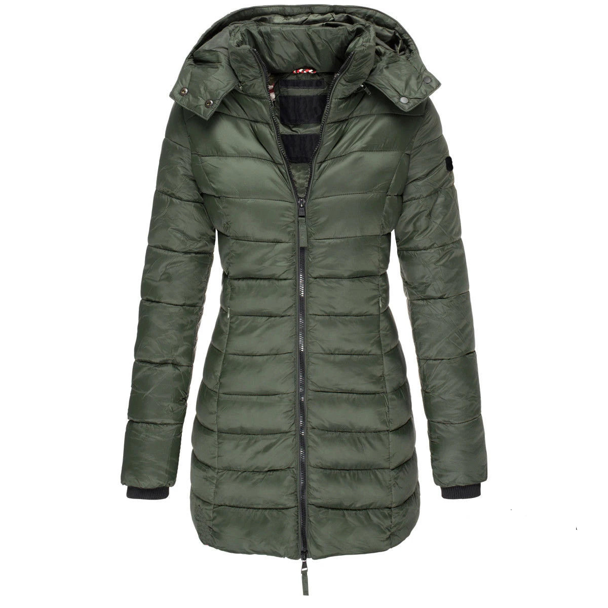 Winter Zipper Hooded Cotton Padded Jackets