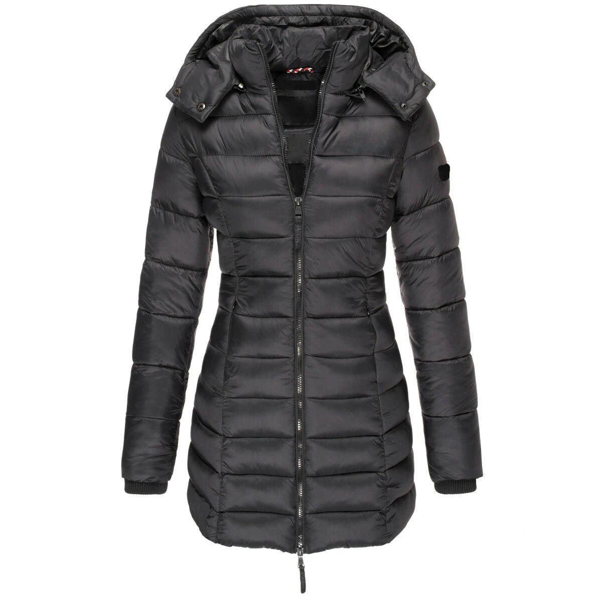 Winter Zipper Hooded Cotton Padded Jackets