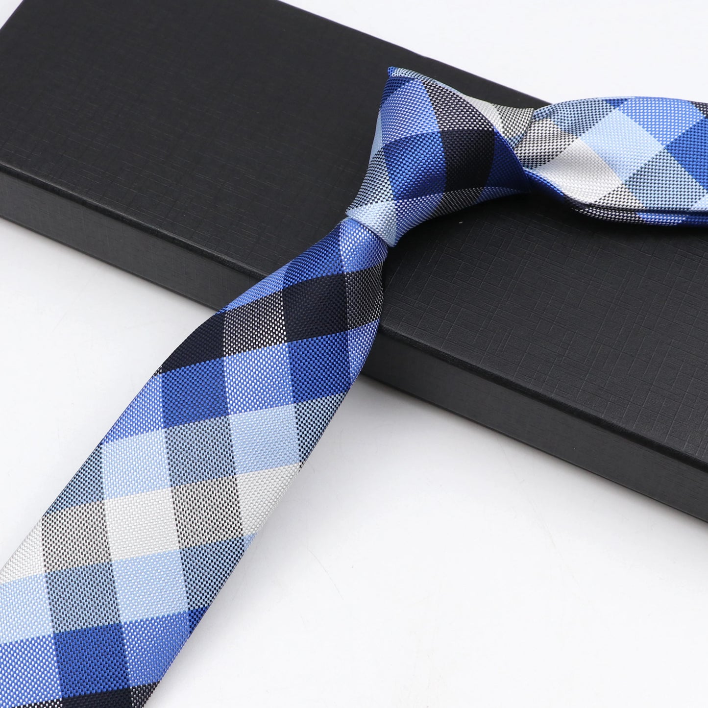 Fashion 6cm Narrow Polyester Necktie For Men or Woman