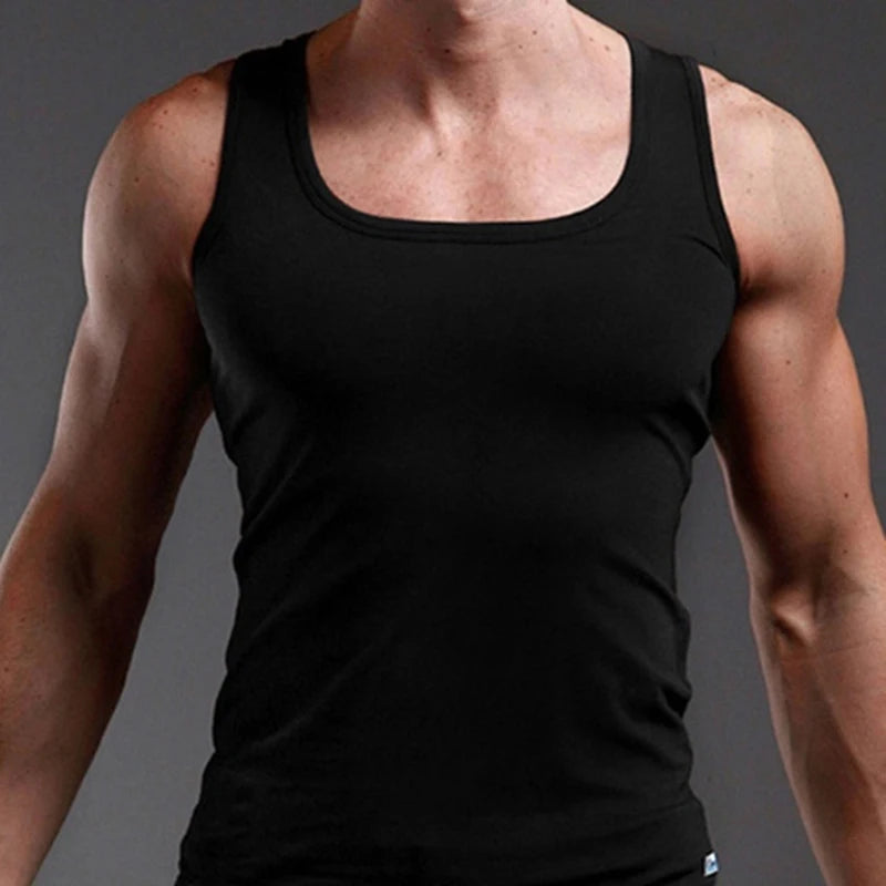 Gym Men Muscle Sleeveless t-Shirt 
Tank Top for Bodybuilding
 Sport Fitness Workout Vest