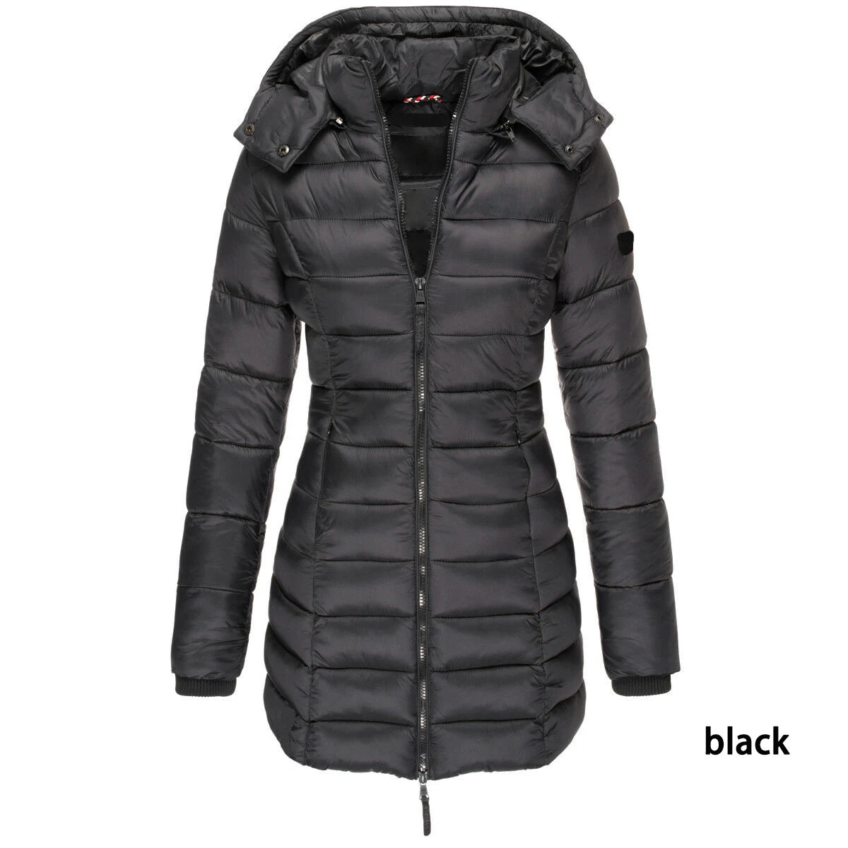 Winter Zipper Hooded Cotton Padded Jackets