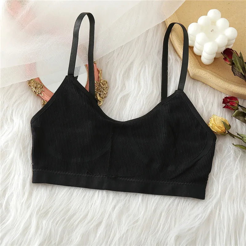 Hot Seamless Women Bra, Wireless, Adjustable Strap, Bralette,
8 Colors Women Lingerie Tank Tops