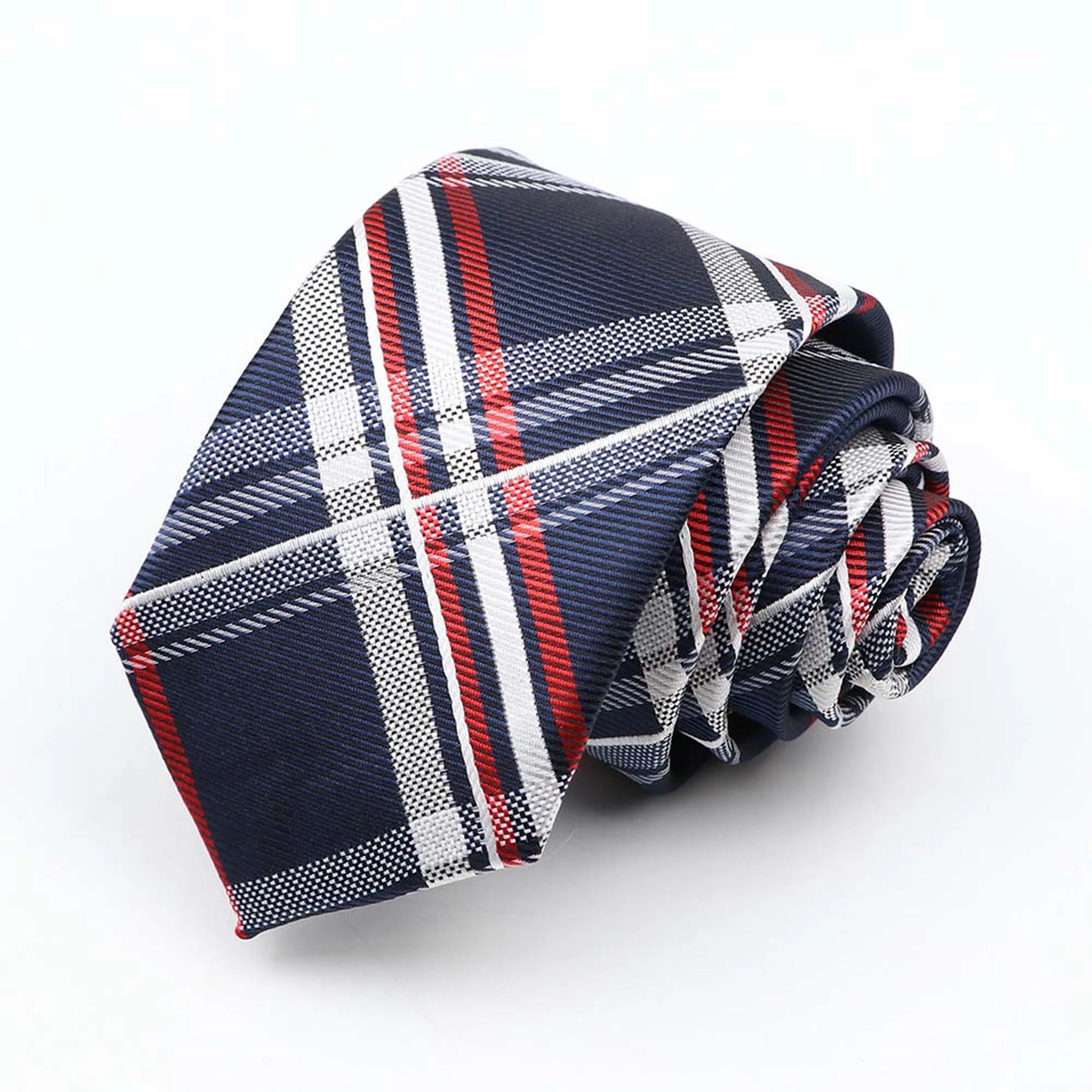 Fashion 6cm Narrow Polyester Necktie For Men or Woman