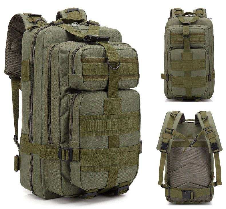 Military Tactical Backpack suits for Travel, Sports 
Camouflage Outdoor bag for Climbing, Hunting, Fishing, Hiking, Army