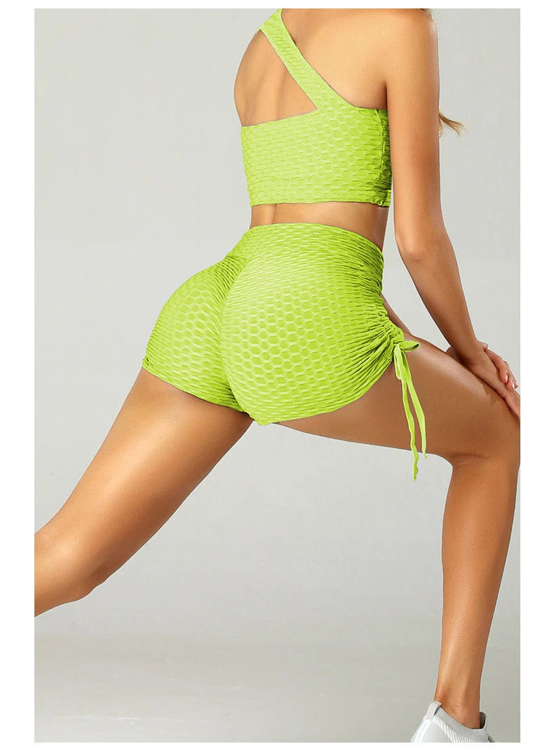 Anti Cellulite Shorts with High Waist Push Up 
Sports Shorts for girls Workout