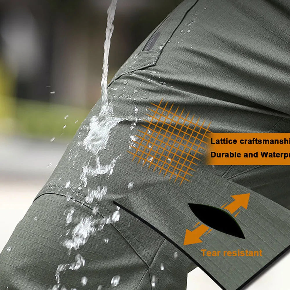 Cargo Pants Classic Outdoor Hiking Trekking Army 
 Joggers Pant Camouflage Military Multi Pocket