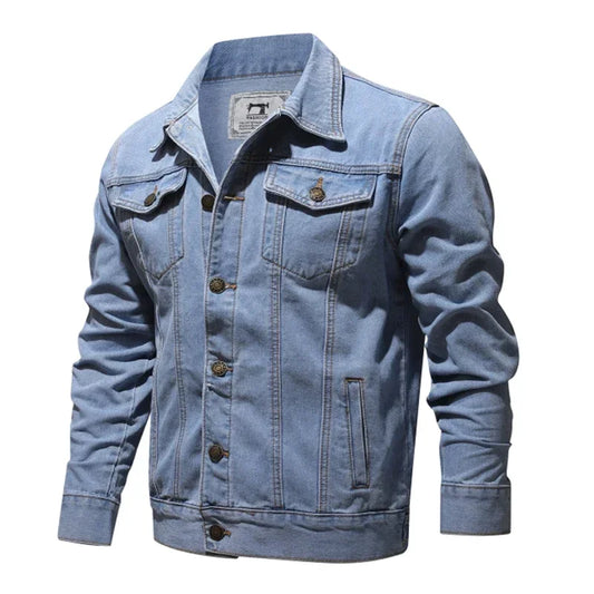 Spring & Autumn New Style Pure Cotton Fashion Blue, Black Men Casual Denim Jacket 
Slim Cowboy Coat