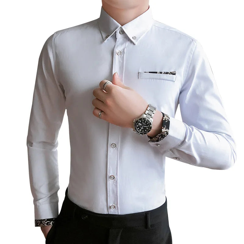 New Men Classic Business Shirt