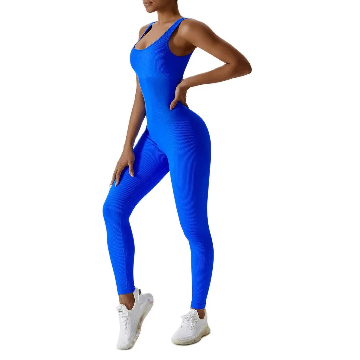 Seamless One-piece Jumpsuit Yoga Suit, Women Dance Romper Fitness Bodysuit 
Workout Siamese Sportswear