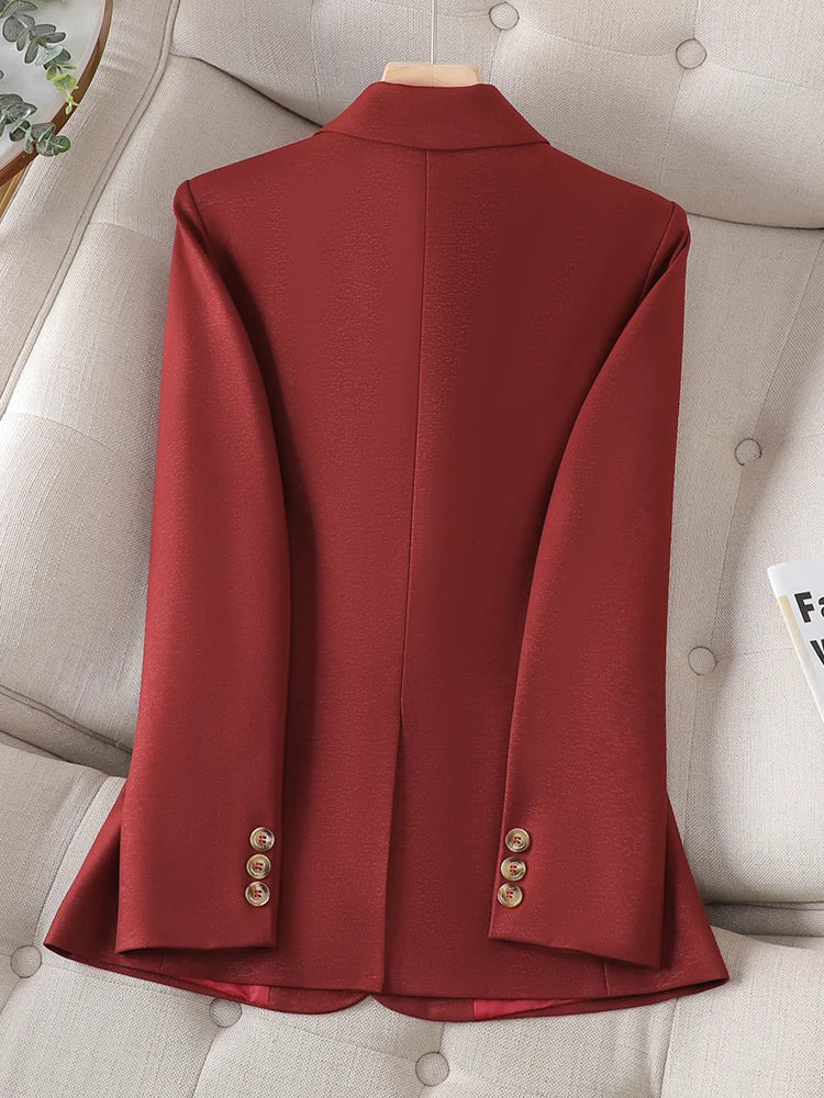 Long Sleeve Autumn & Winter Women Blazer 
Jacket Ladies Single Breasted, Business Work Wear