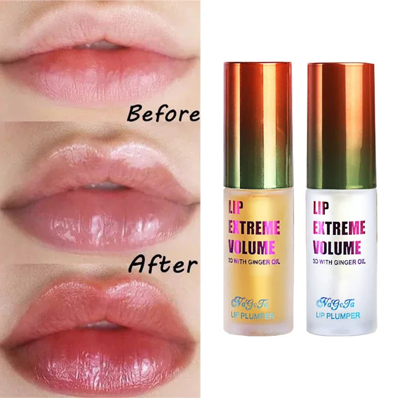 Instant Volumizing Essence Oil, Long Lasting Lip Plumper Oil 
Serum Repair Lip, Fine Lines Increases Elasticity Lip Balm