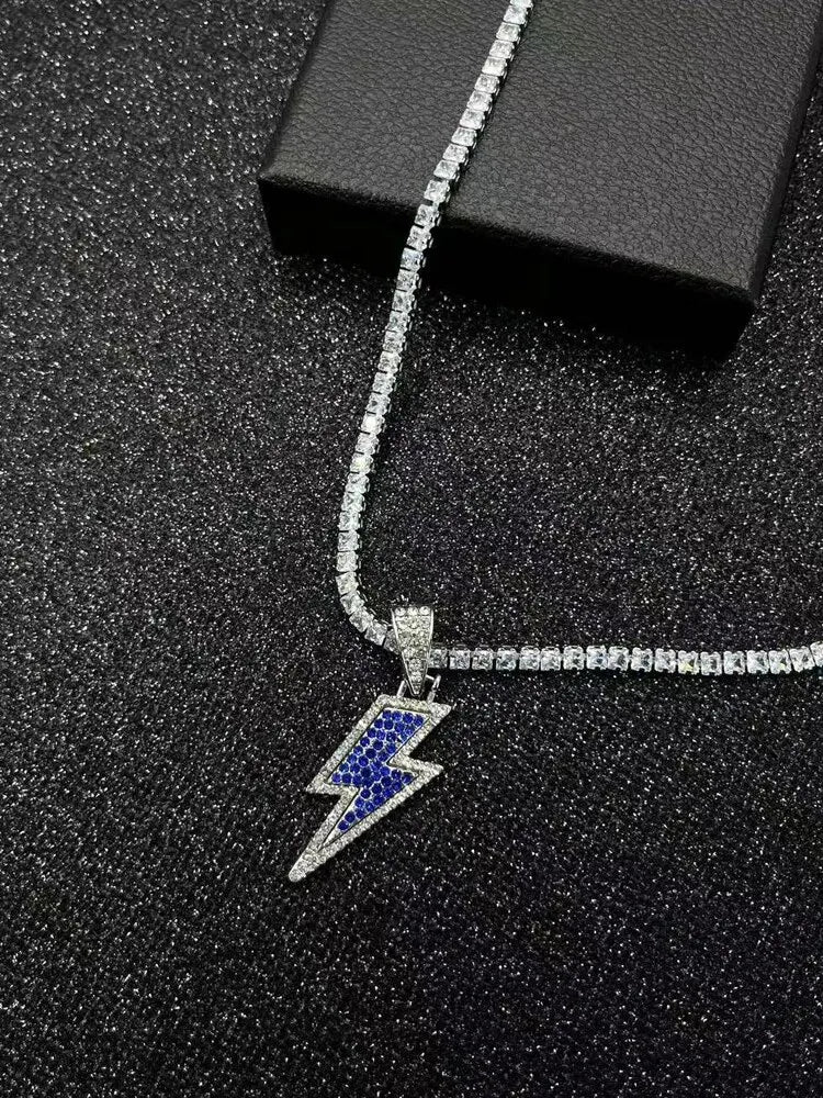 1 Piece Men Lightning Necklace