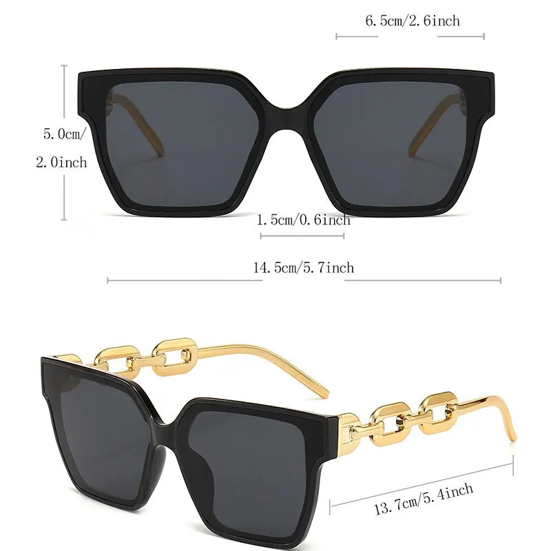 New Women Rectangle Vintage Sunglasses 
Retro Points Sun Glasses