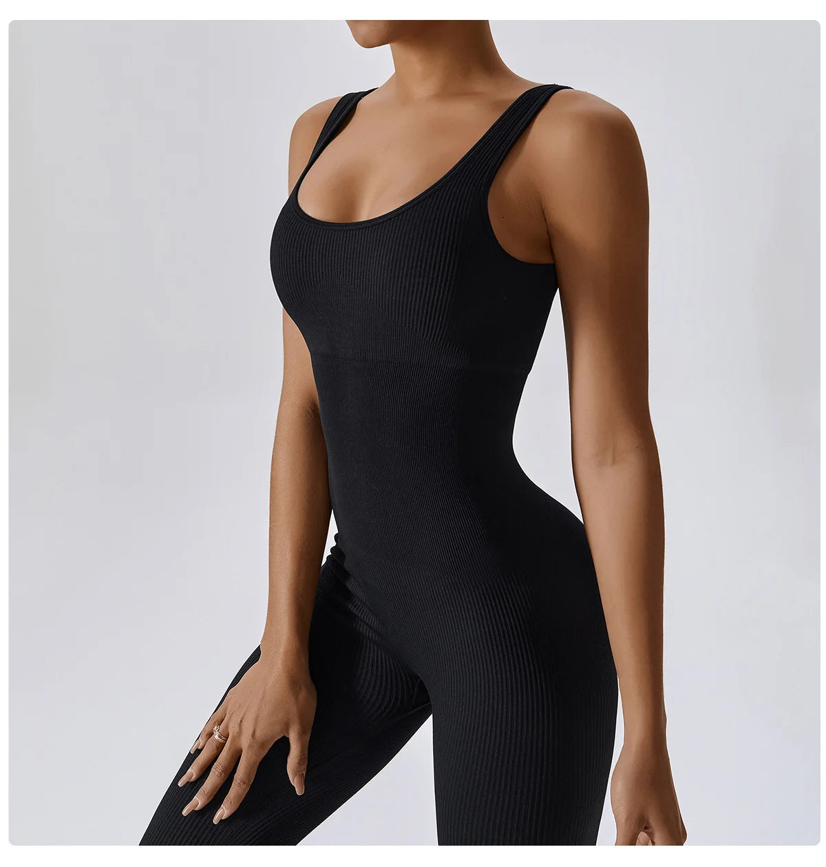 Seamless One-piece Jumpsuit Yoga Suit, Women Dance Romper Fitness Bodysuit 
Workout Siamese Sportswear