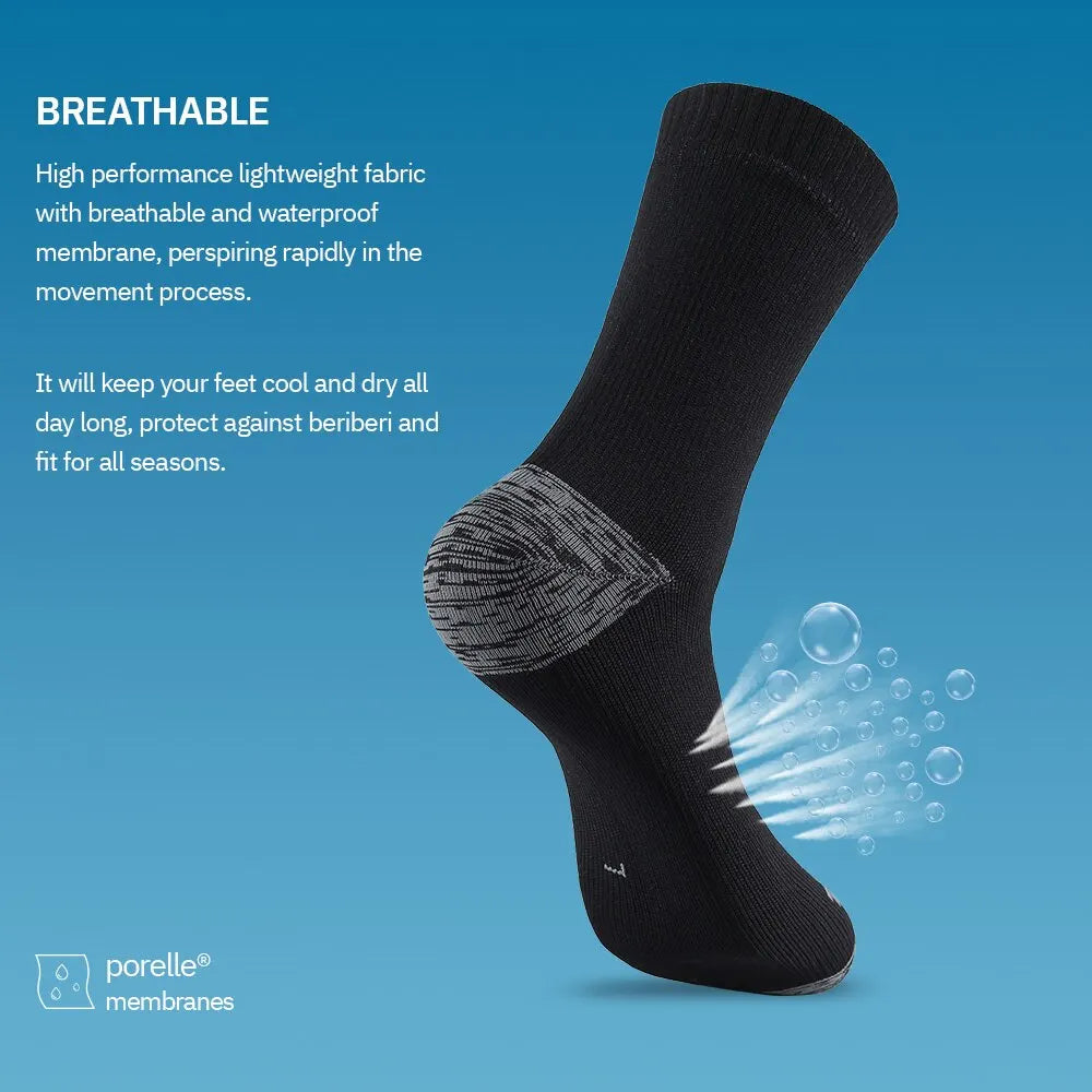 Waterproof Socks for Men, Warm Snow Thermal Sports Sock