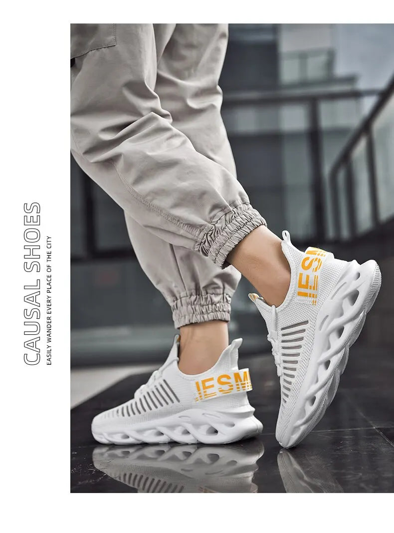 Men Comfortable Sneakers, Breathable 
Running Shoes For Men