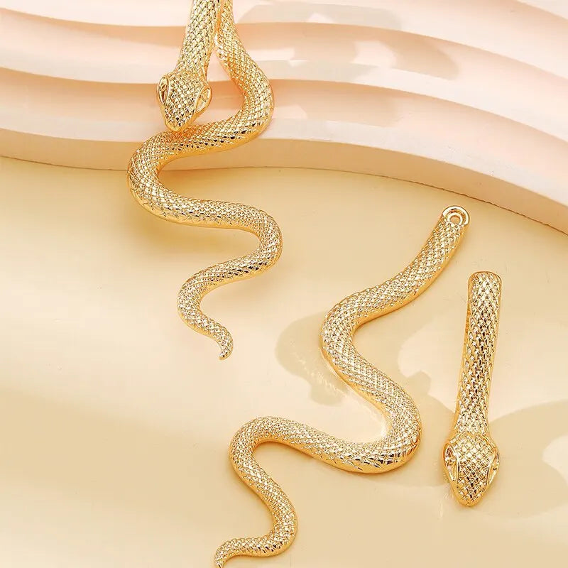 Snake Shape Drop Earrings