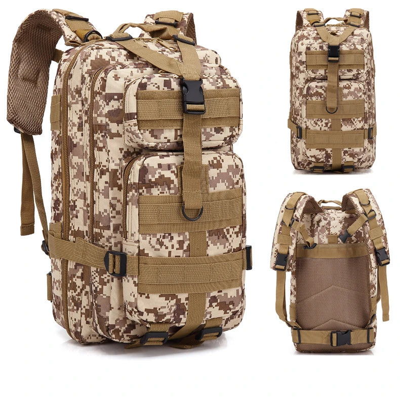 Military Tactical Backpack suits for Travel, Sports 
Camouflage Outdoor bag for Climbing, Hunting, Fishing, Hiking, Army