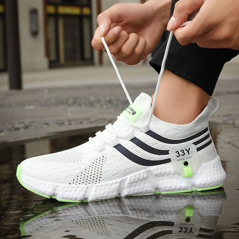 Men Casual Sport, Breathable, Lightweight Sneakers 
Outdoor Mesh Running Shoes