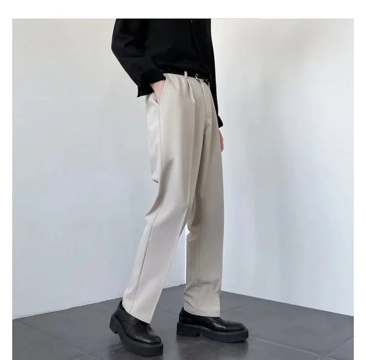 New Draped Straight Men Pants