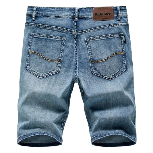 Summer mar Shorts Jeans 
Denim Pants, Stretch Dark Blue Design Male Jeans