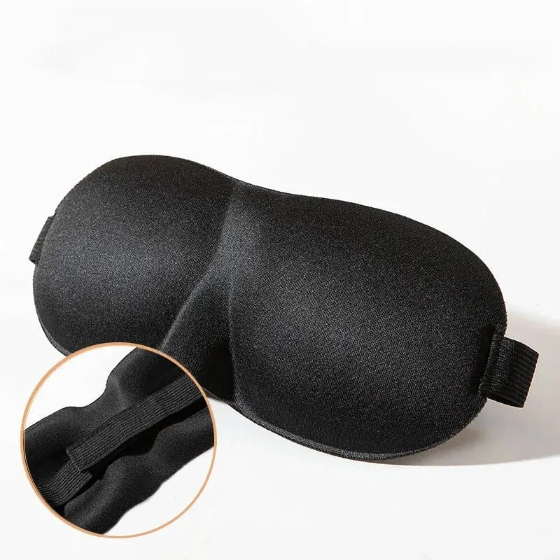 3 D Stereoscopic Sleep Eye Mask
Sleep Magic Memory Sponge 
Black Shading Breathable Eye Protection