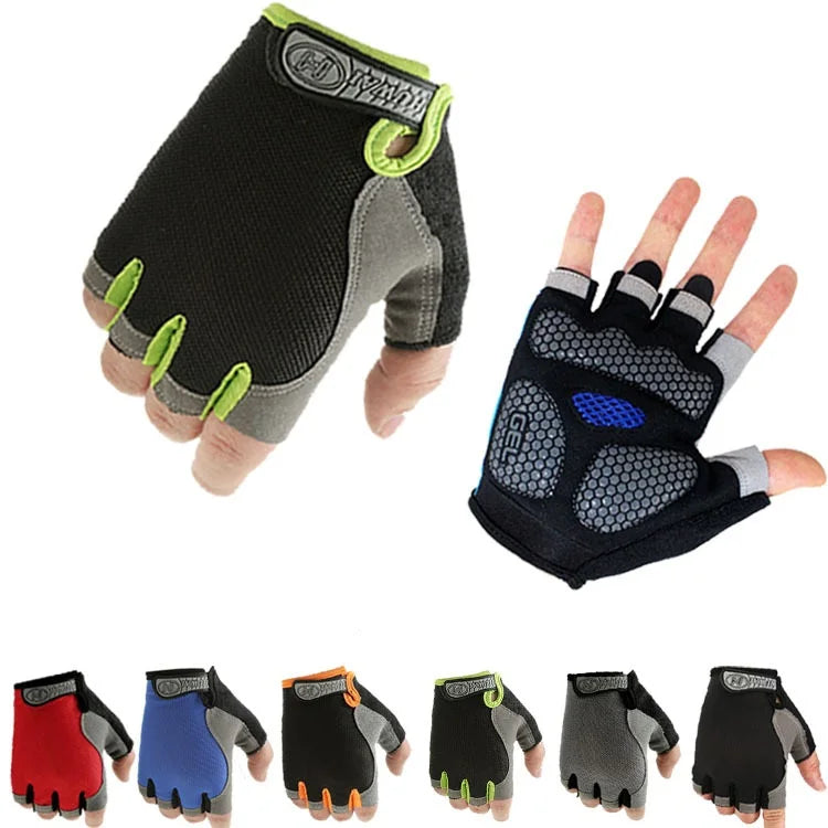 Weight lifting Gym Gloves suits for Fitness Training 
Fingerless Men & Women Bodybuilding Exercise Gloves