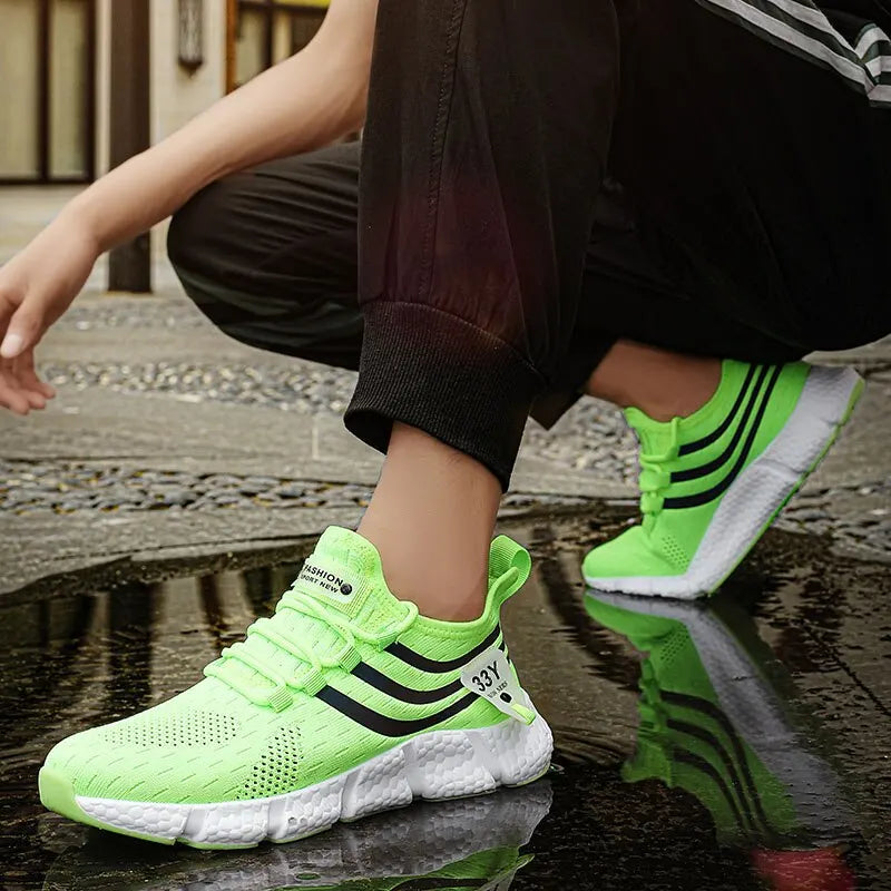 Men Casual Sport, Breathable, Lightweight Sneakers 
Outdoor Mesh Running Shoes