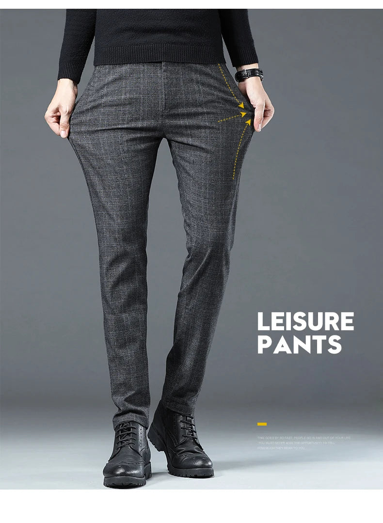 Spring & Autumn Business Men Pants