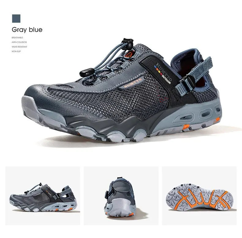 Summer Hiking Shoes for Men 
Outdoor Man Sneakers, Breathable, Quick Drying Sports Trekking Shoes