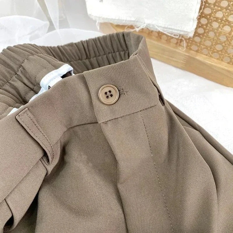 Fall Spring Suit Woman Trousers