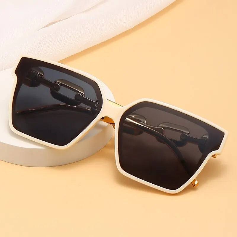 New Women Rectangle Vintage Sunglasses 
Retro Points Sun Glasses