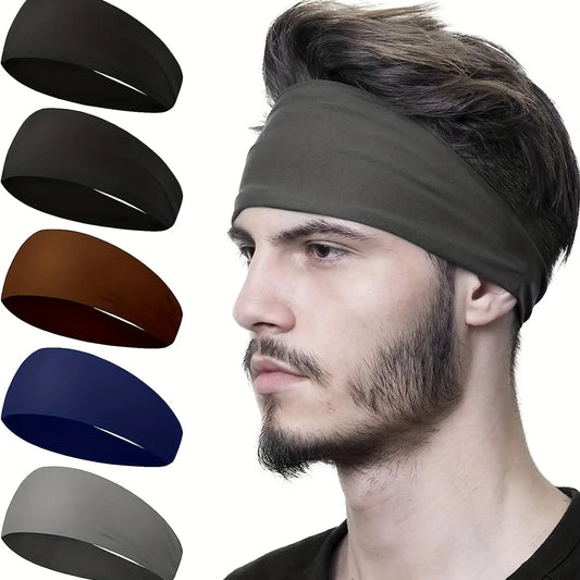 Sports Sweat Wicking Hair Band Running 
Fitness Forehead Protector for Spring & Summer 
Outdoor Fitness Headband