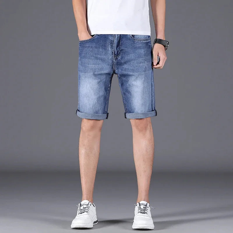 Stretch Summer Thin Denim Shorts