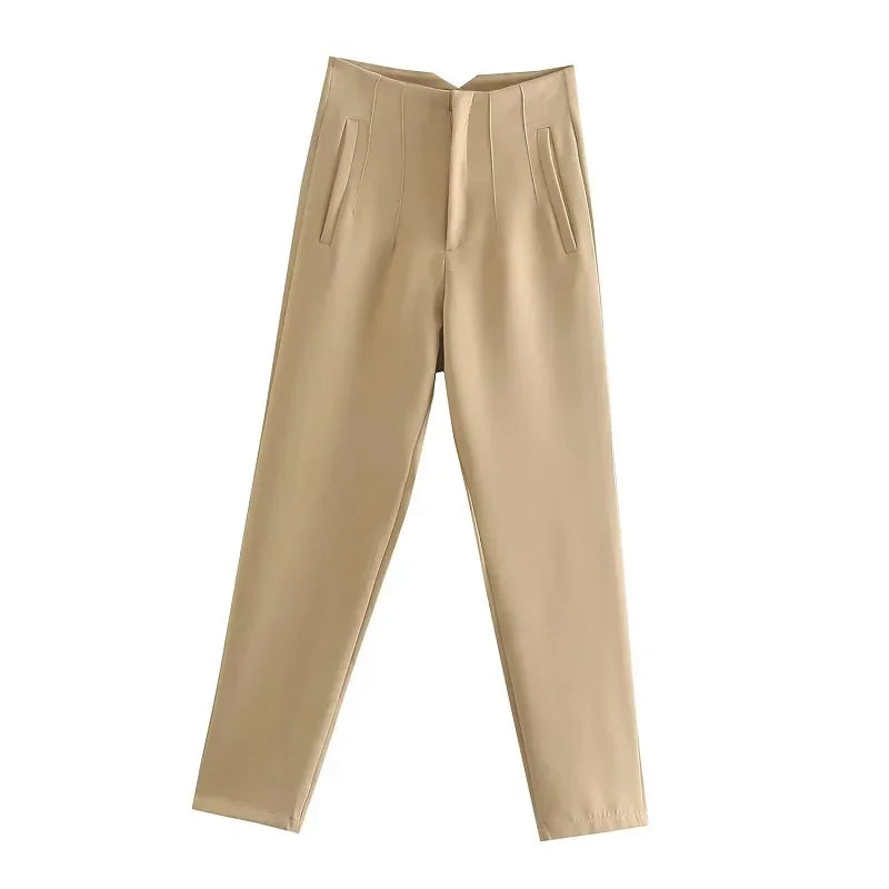 Fashionable Office Wear 
High waist Trousers