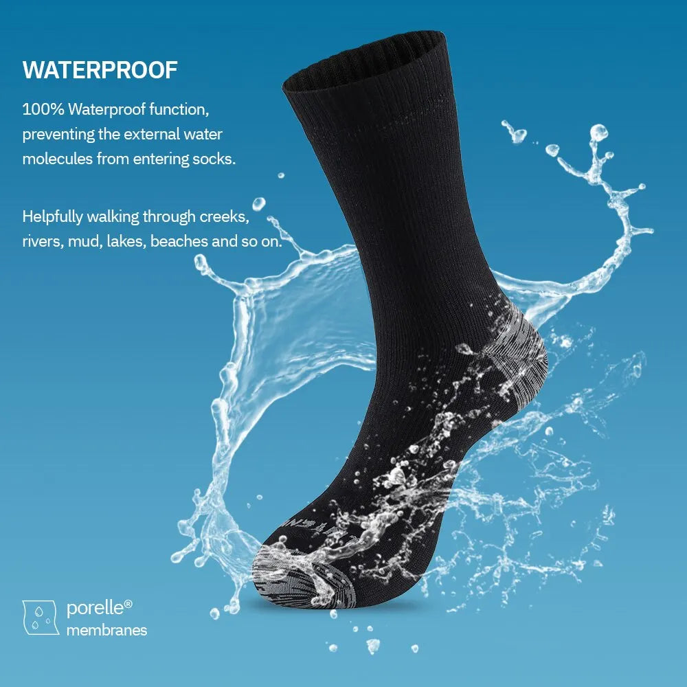 Waterproof Socks for Men, Warm Snow Thermal Sports Sock