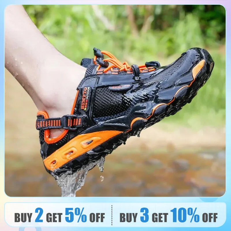 Summer Hiking Shoes for Men 
Outdoor Man Sneakers, Breathable, Quick Drying Sports Trekking Shoes