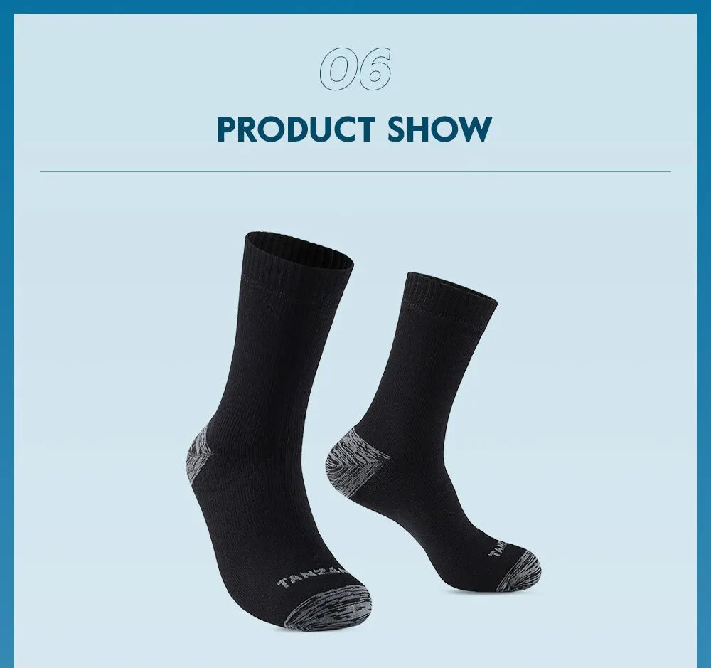 Waterproof Socks for Men, Warm Snow Thermal Sports Sock