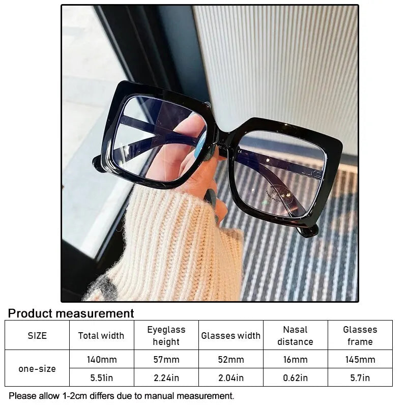 Big Square Anti Blue Light Glasses