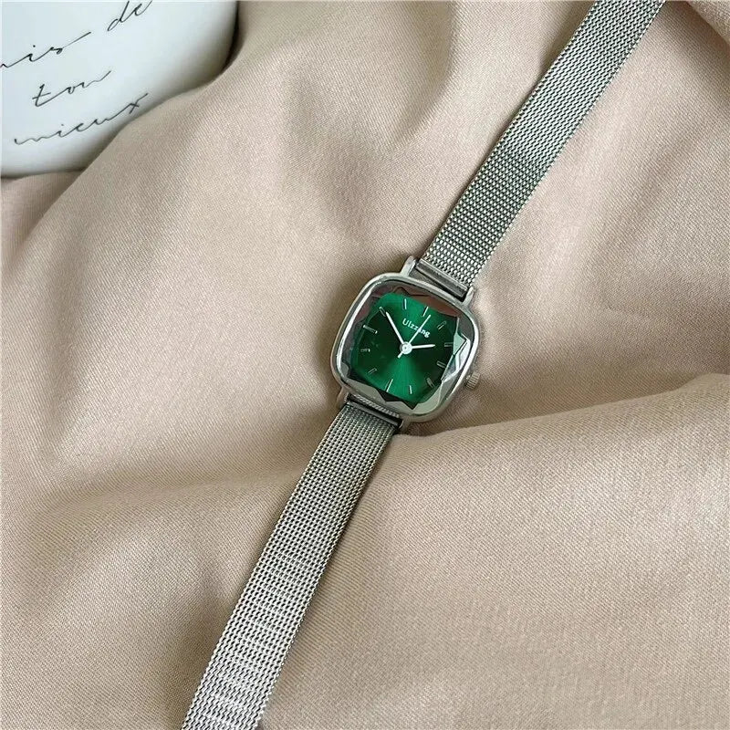 Small Dial Quartz Women Strap Watch