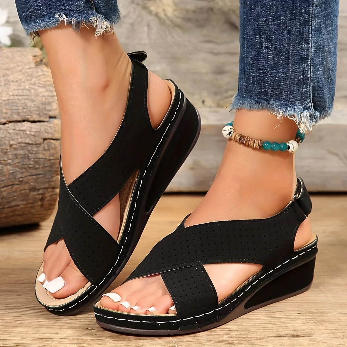 New 2024 Sandals with Exposed Toes and High Heels Women's Summer Shoes