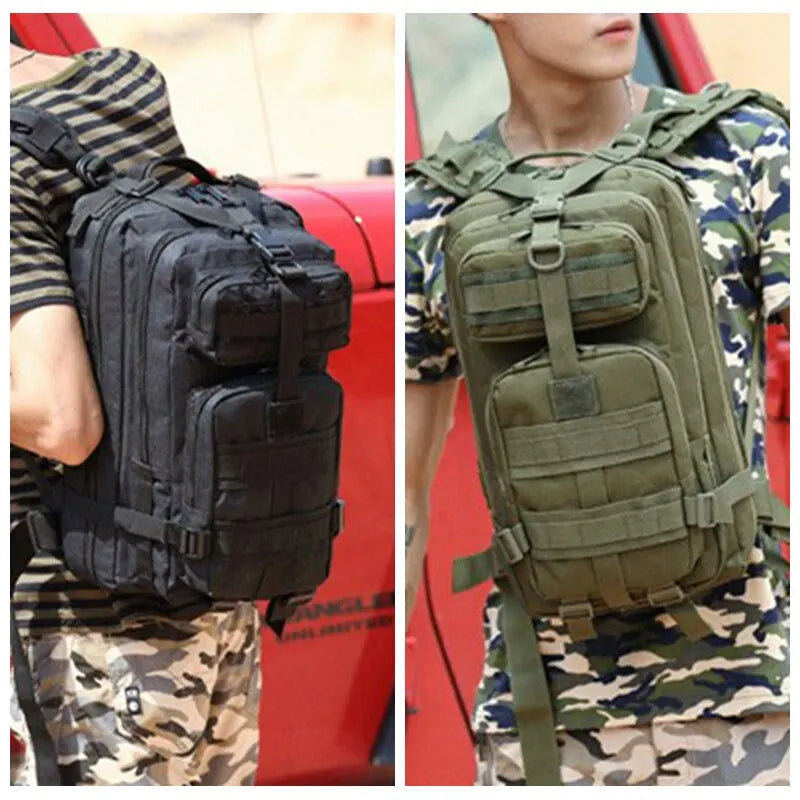 Military Tactical Backpack suits for Travel, Sports 
Camouflage Outdoor bag for Climbing, Hunting, Fishing, Hiking, Army