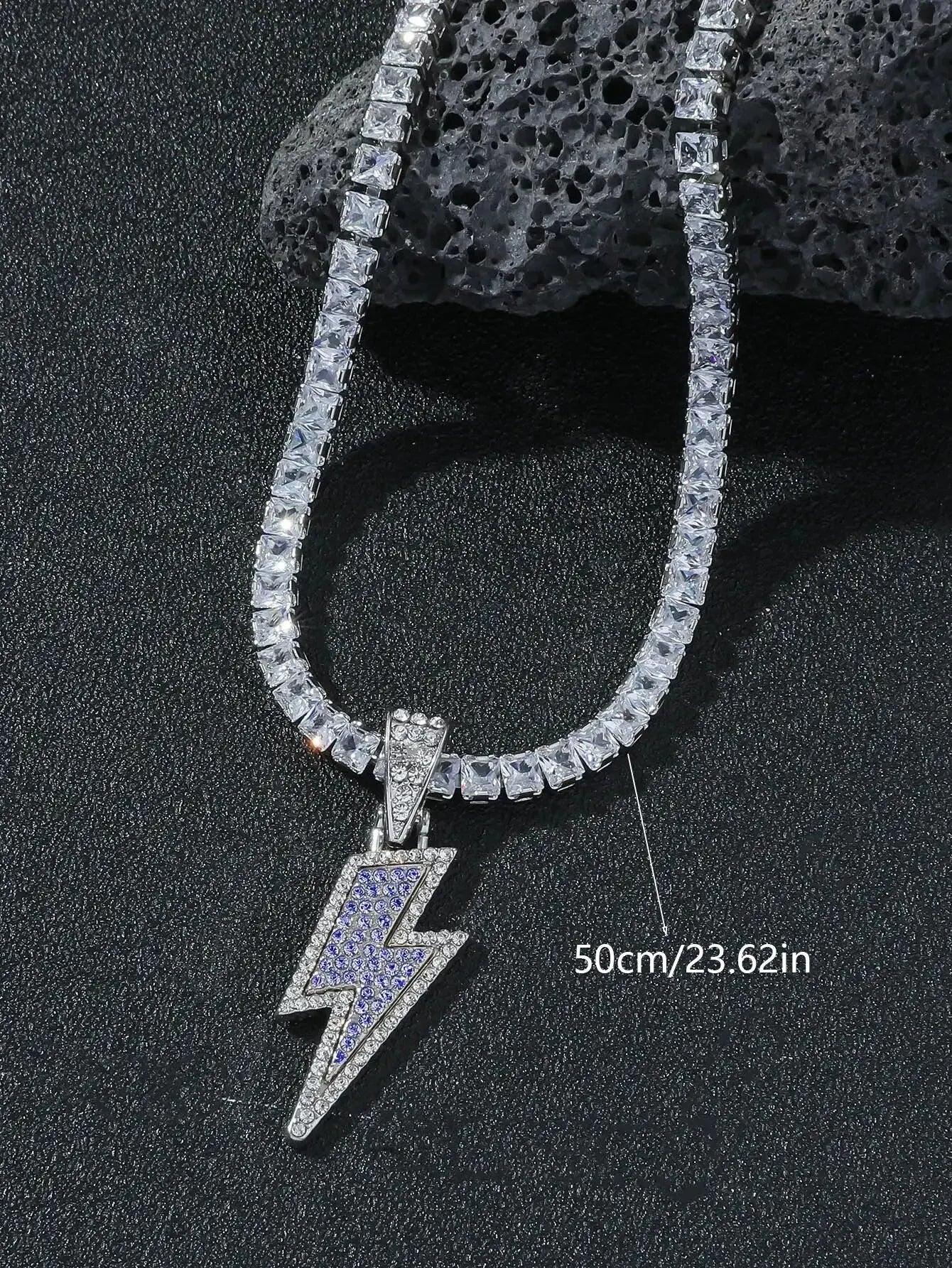 1 Piece Men Lightning Necklace