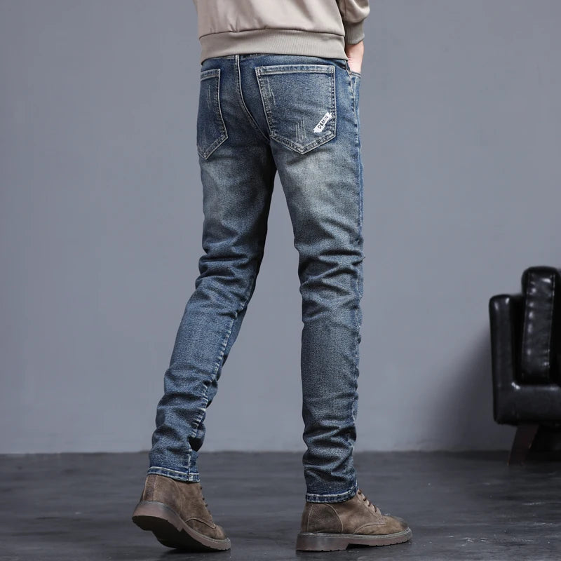 Autumn & Winter Slim Stretch Vintage Street Denim