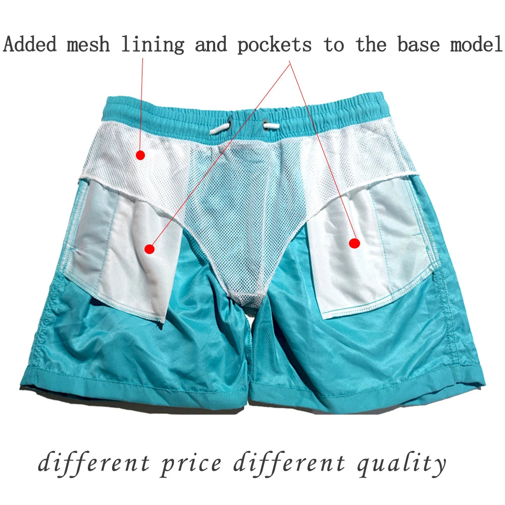 Swim Trunks Shorts for Men, Quick Dry, Breathable Drawstring With Pockets perfect for Surfing or Beach