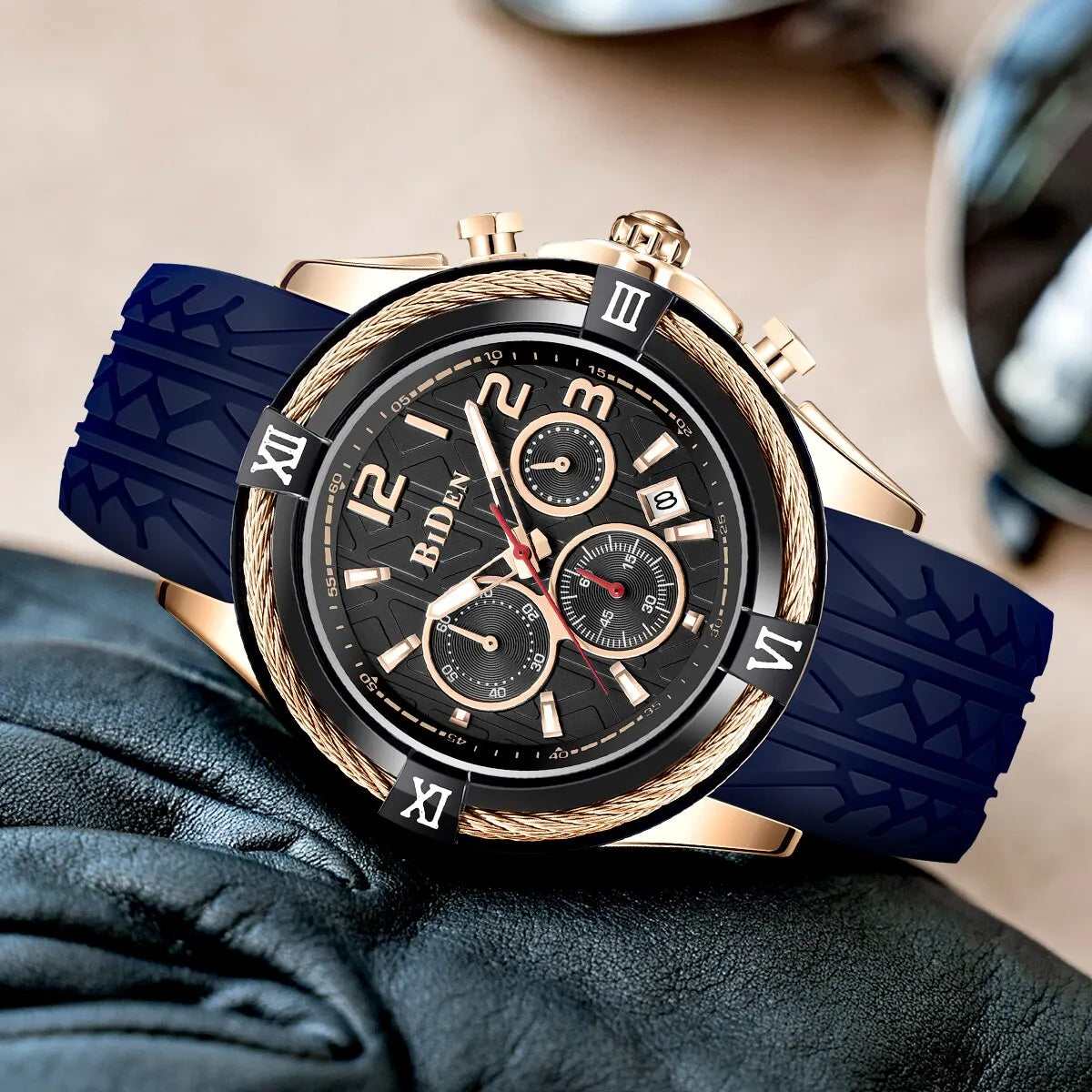 Sports Watches with Chronograph Calendar 
Luxury Watch for Men