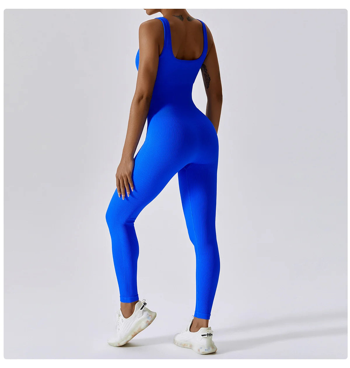 Seamless One-piece Jumpsuit Yoga Suit, Women Dance Romper Fitness Bodysuit 
Workout Siamese Sportswear