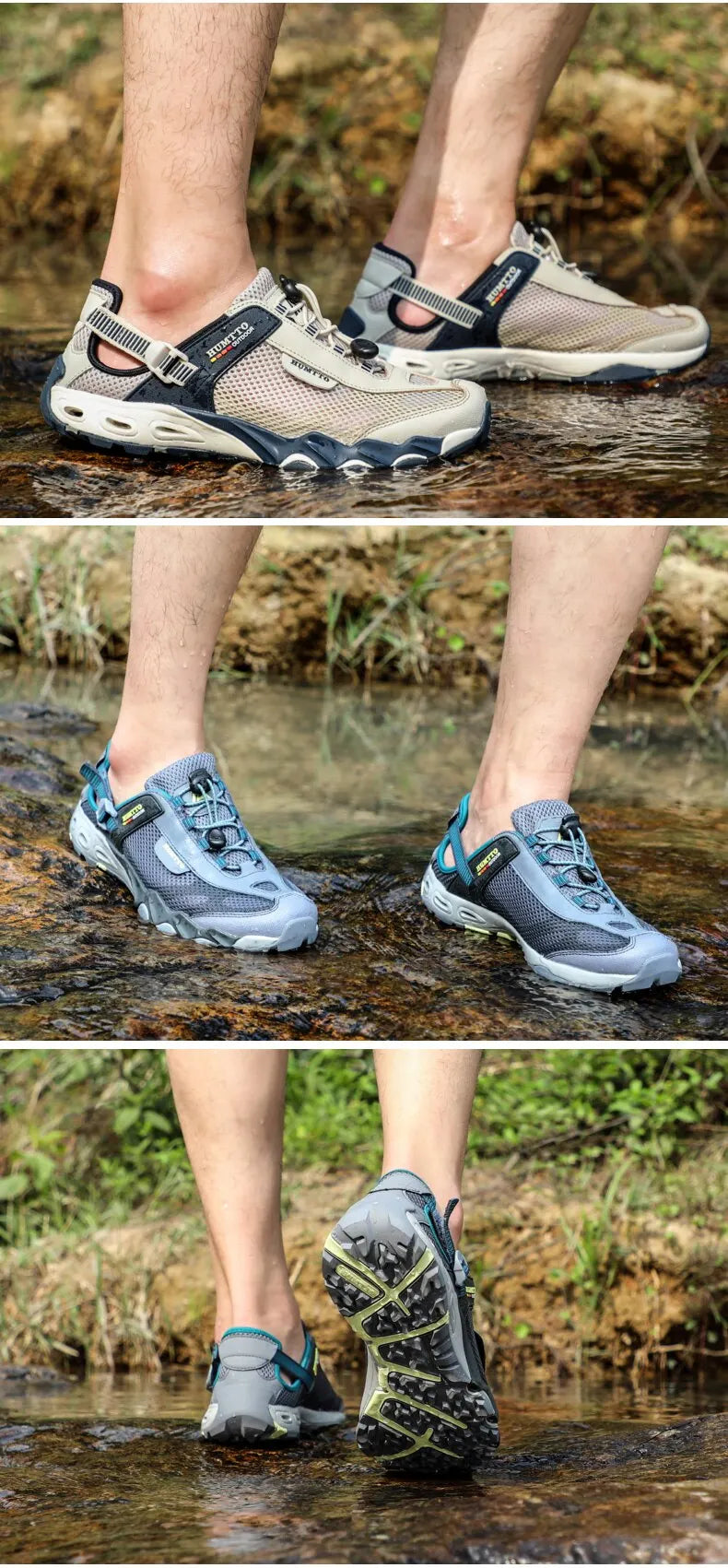 Summer Hiking Shoes for Men 
Outdoor Man Sneakers, Breathable, Quick Drying Sports Trekking Shoes