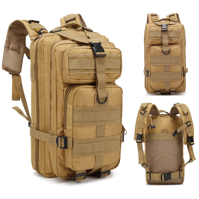 Military Tactical Backpack suits for Travel, Sports 
Camouflage Outdoor bag for Climbing, Hunting, Fishing, Hiking, Army