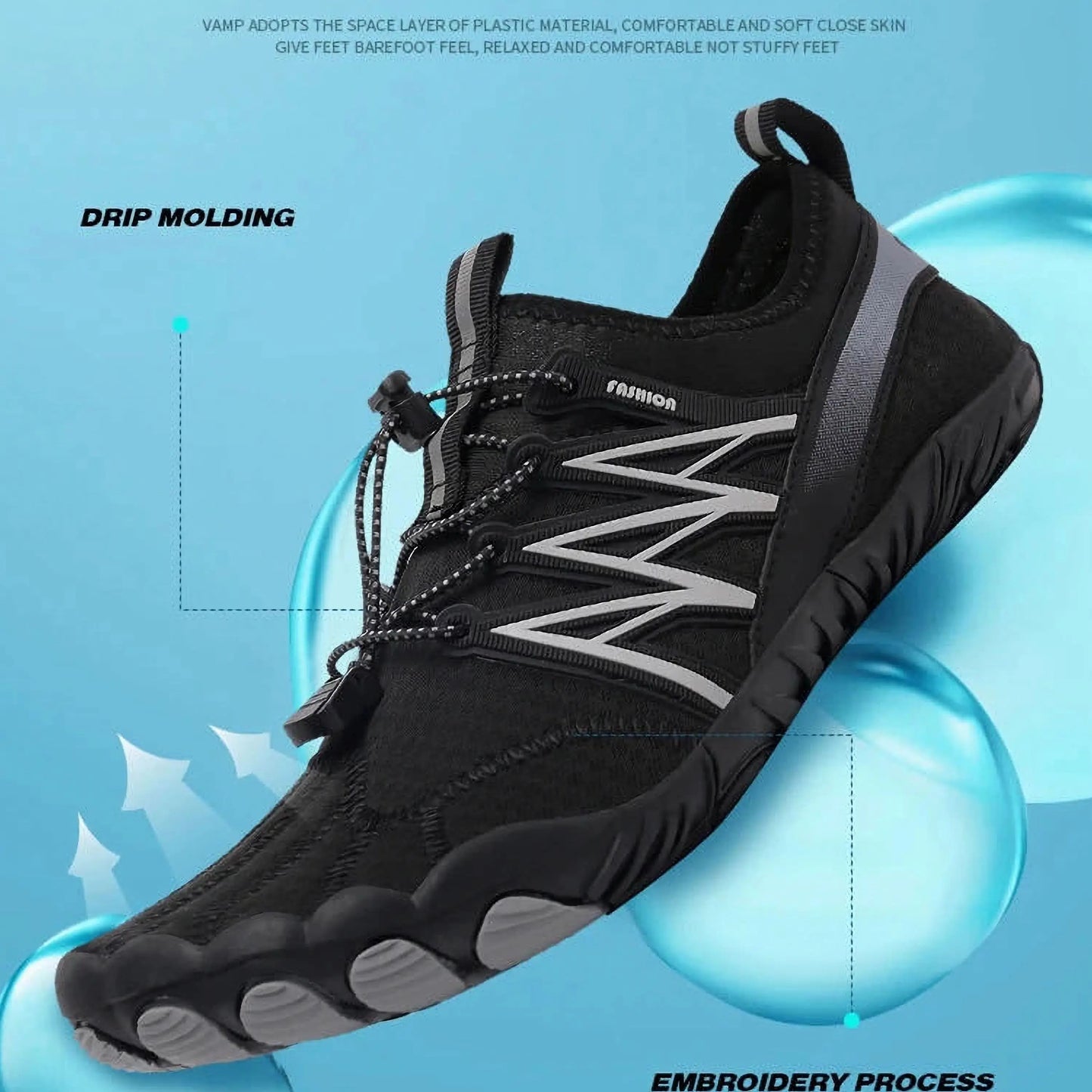 Summer Beach Shoes for Diving, Upstream, Swimming 
Outdoor Men & Women's Sports Breathable Fitness Swimming Shoes